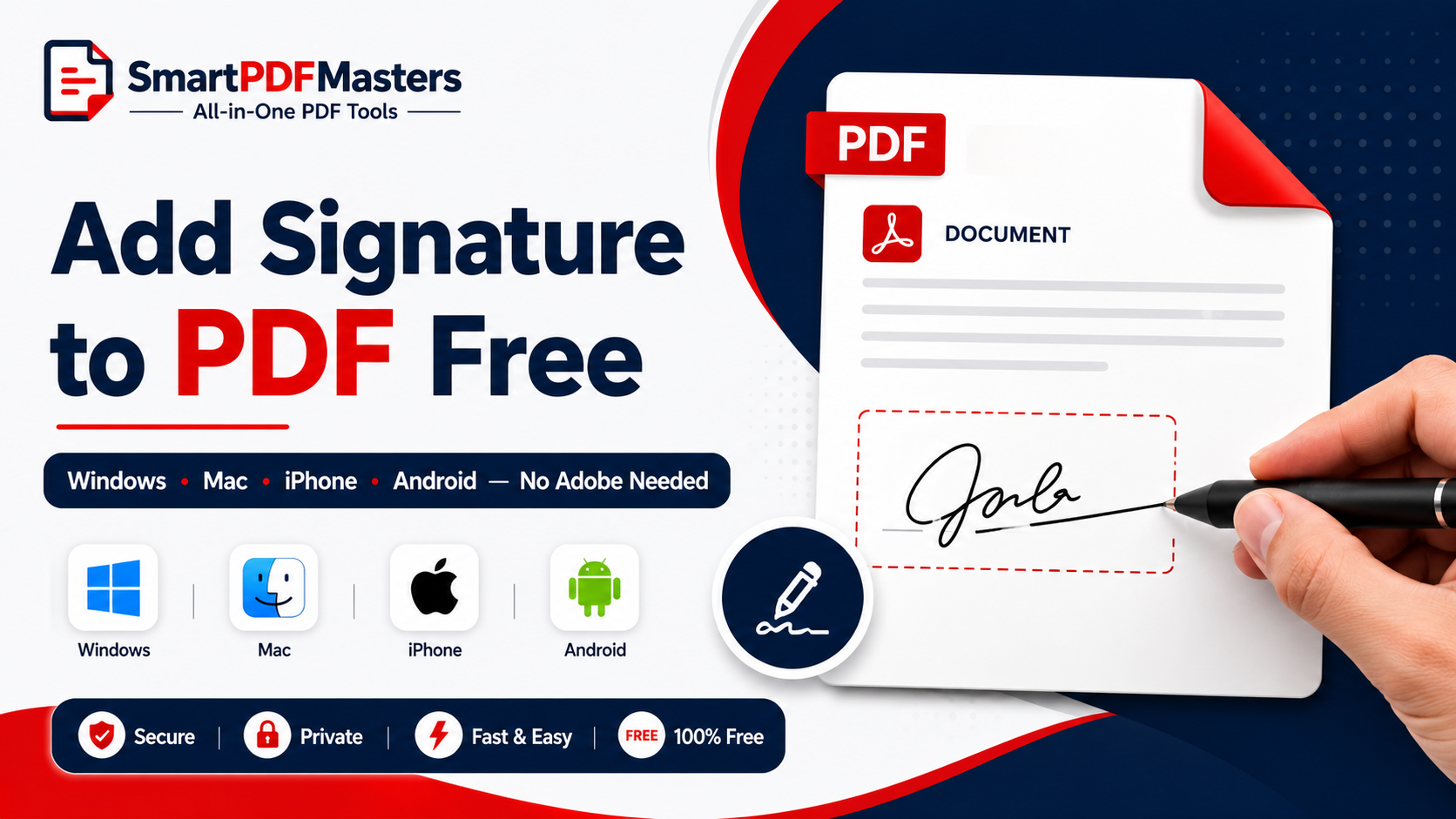 How to Add a Signature to a PDF Free — Complete Guide 2026