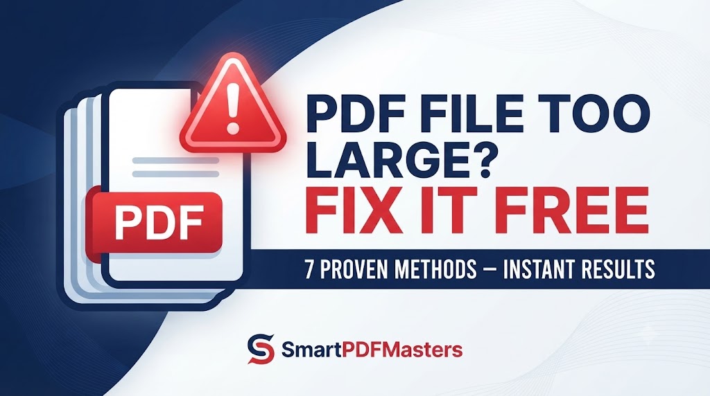 PDF File Too Large? 7 Ways to Fix It Free in 2026